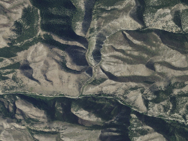 Aerial image of Cabin01