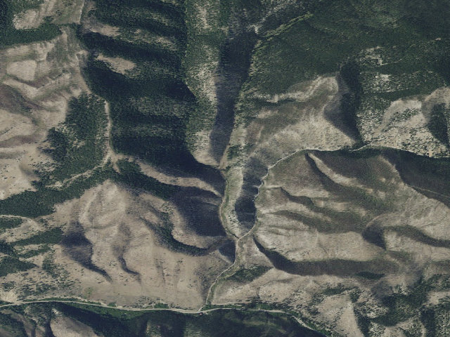 Aerial image of Cabin03