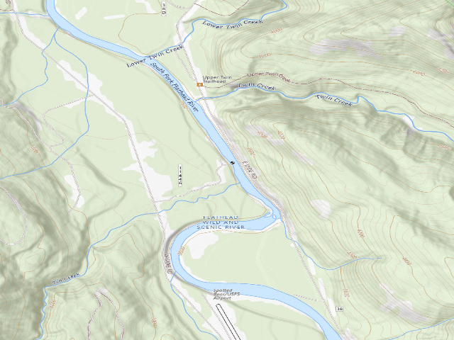 USGS topographic map of Cable Car Rd 11446 #1