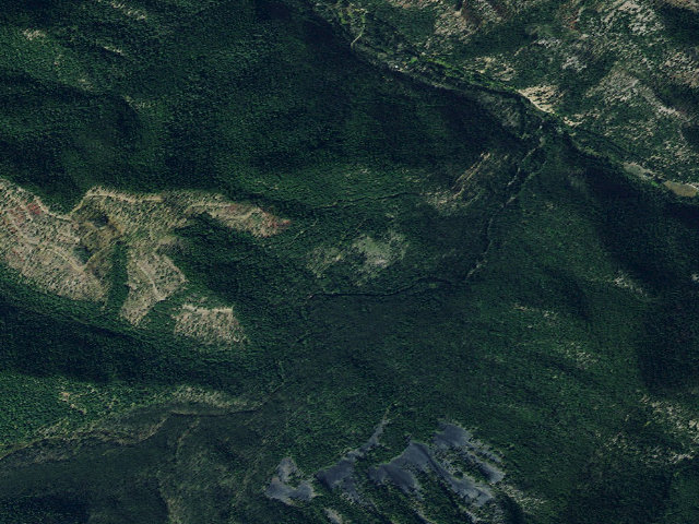 Aerial image of Cache Creek