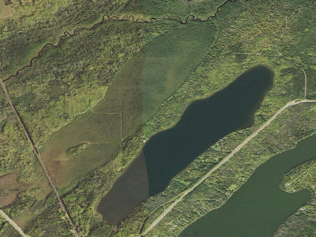 Aerial image of Cadotte Lake Recreation Area