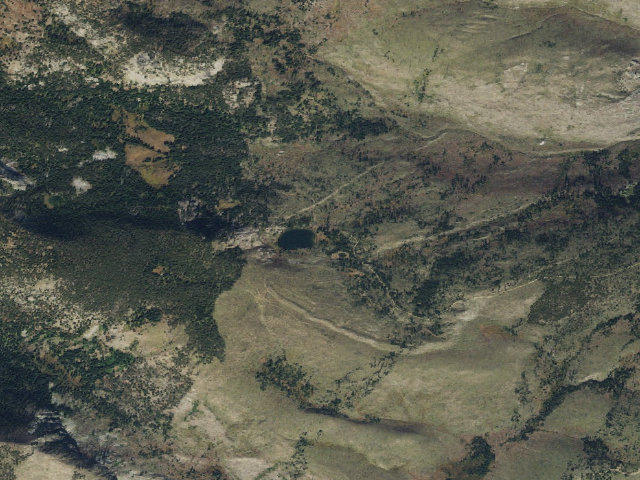 Aerial image of California Lake Dispersed