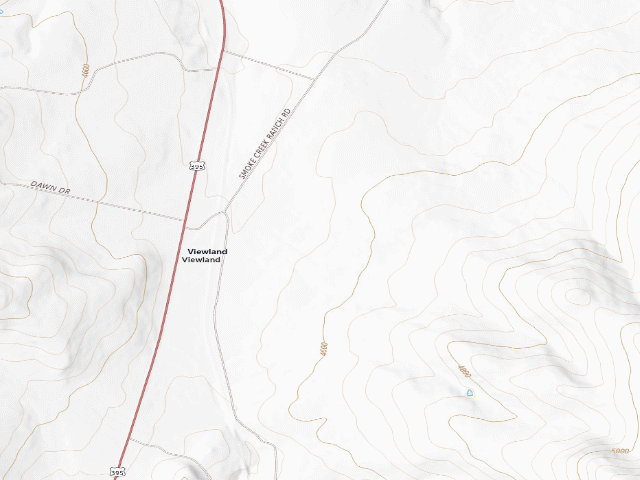 USGS topographic map of California National Historic Trail - Nobles Emigrant Segment