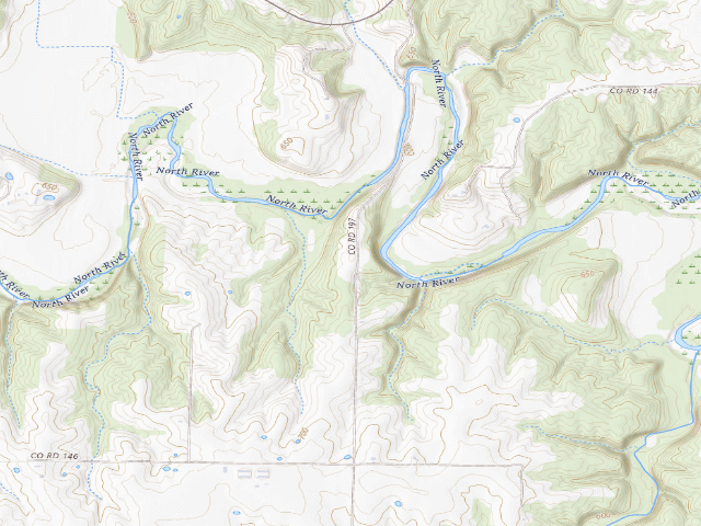USGS topographic map of Callahan Mound Access