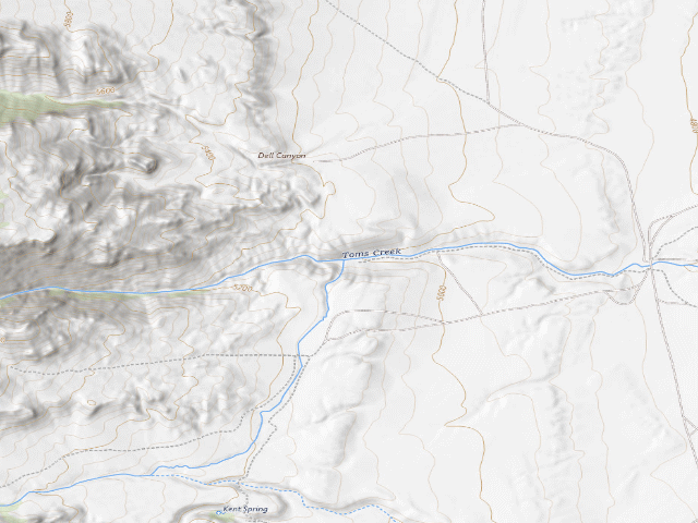 USGS topographic map of Callao CCC Camp