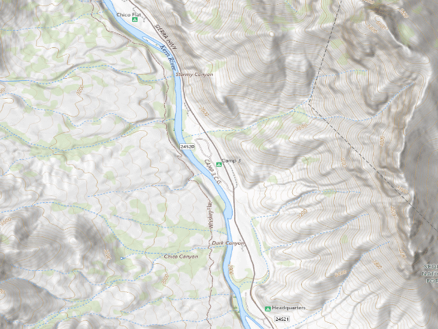 USGS topographic map of Camp 3