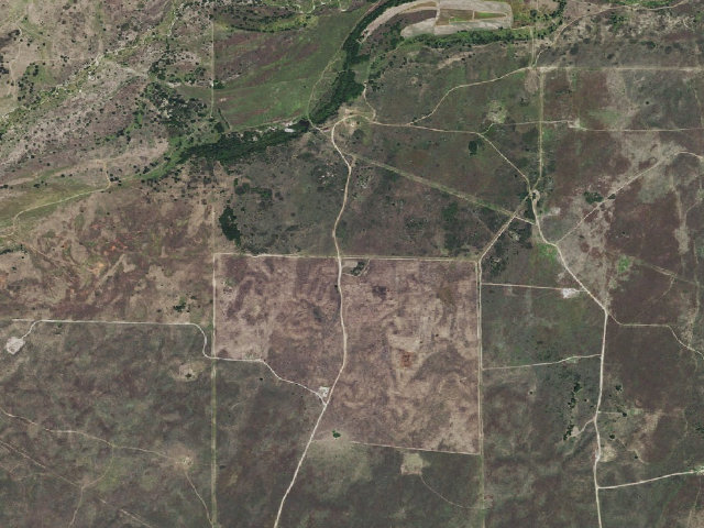 Aerial image of Camp 3 (Hal and Fern Cooper WMA)