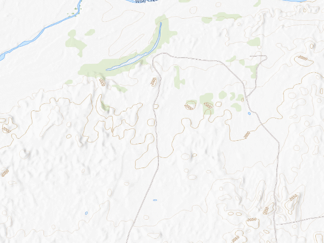 USGS topographic map of Camp 3 (Hal and Fern Cooper WMA)