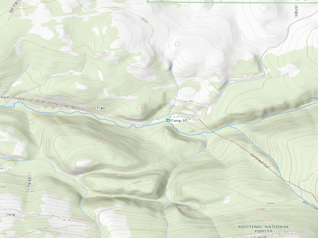 USGS topographic map of Camp 32