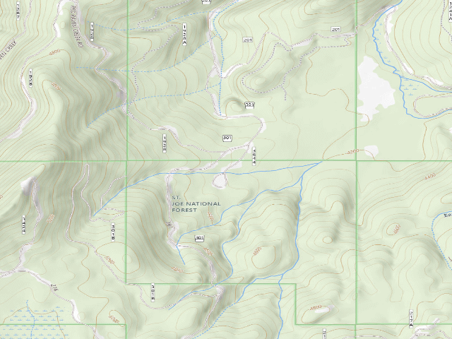 USGS topographic map of Camp 44