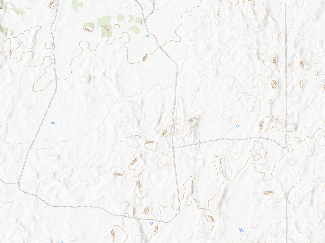 USGS topographic map of Camp 5 (Hal and Fern Cooper WMA)
