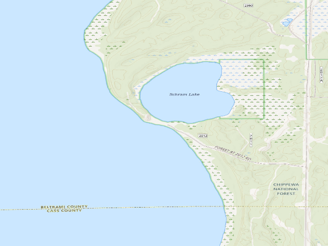 USGS topographic map of Camp Cassaway C26