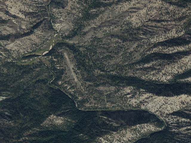 Aerial image of Camp Creek