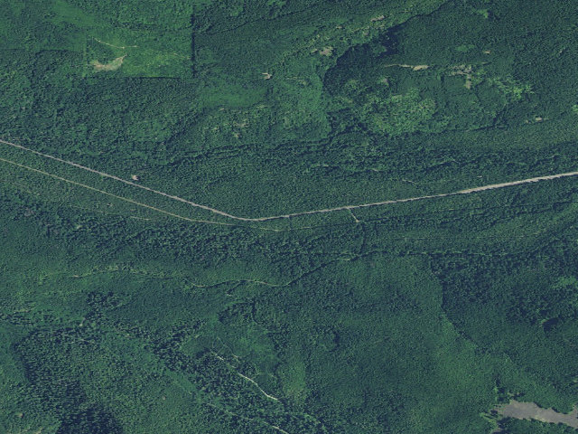 Aerial image of Camp Creek