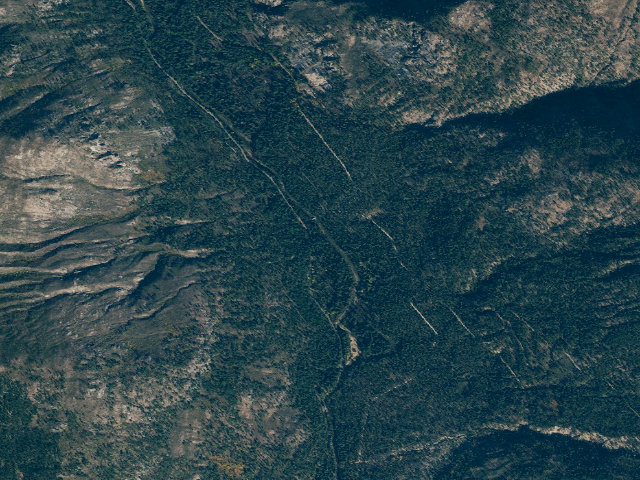 Aerial image of Camp Four