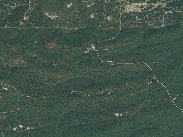 Aerial image of Camp Ground (McGee Creek WMA)