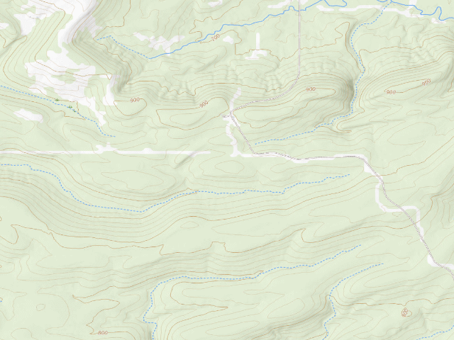 USGS topographic map of Camp Ground (McGee Creek WMA)