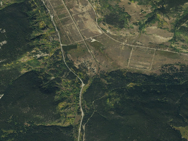 Aerial image of Camp Hale Memorial