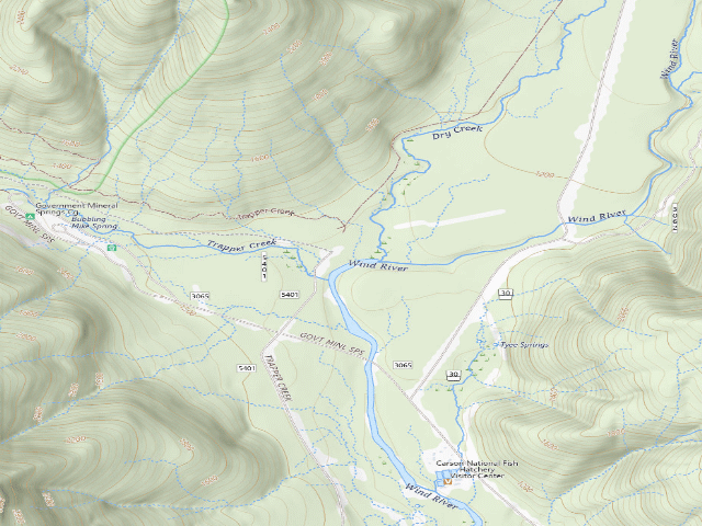 USGS topographic map of Camp Howe
