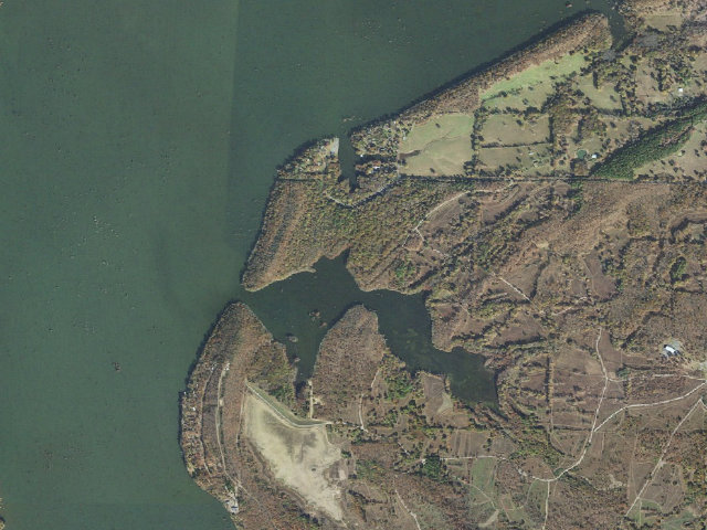 Aerial image of Camp Robinson Camping Area #1