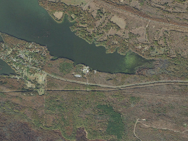 Aerial image of Camp Robinson WDA Camping Area