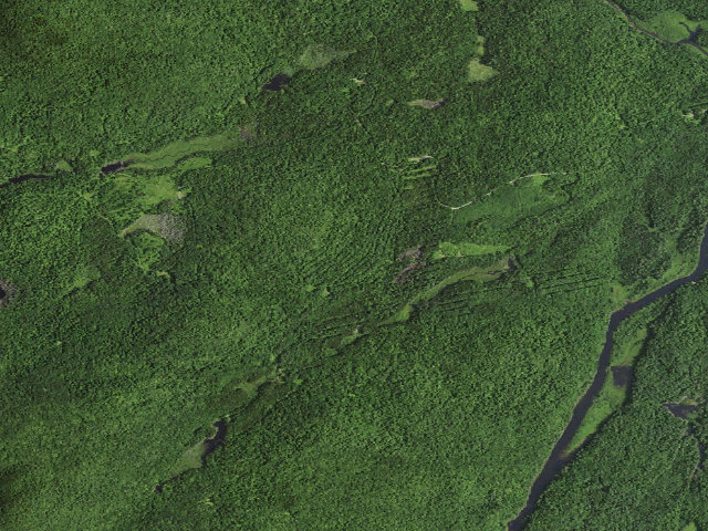 Aerial image of Camp Six Road Roadside Tentsite [DEC #3619] (Blue Mountain Wild Forest)