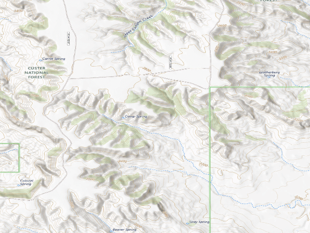 USGS topographic map of Camp Spring