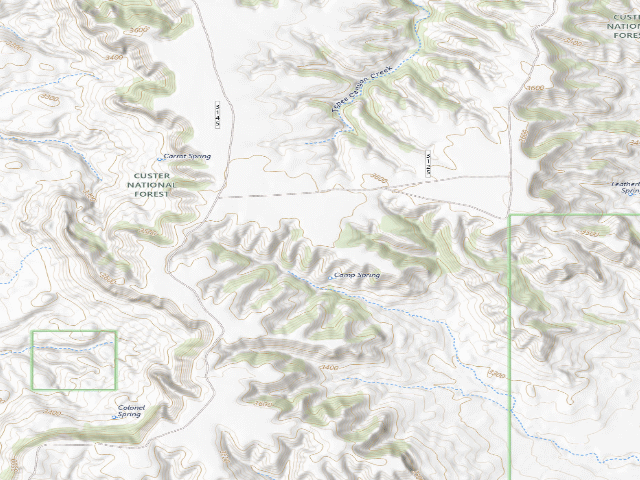 USGS topographic map of Camp Spring