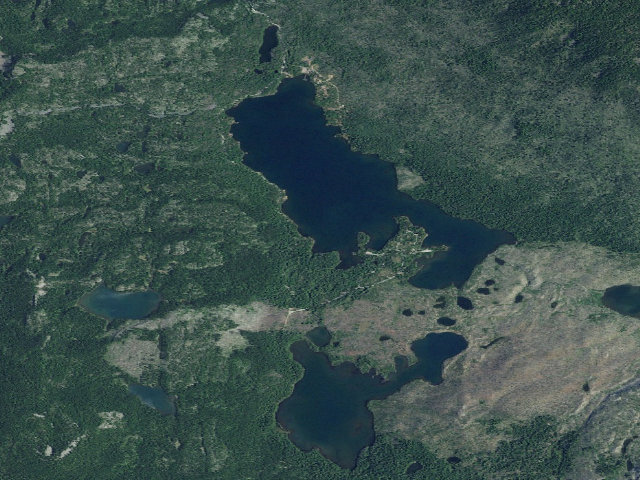 Aerial image of Camp Ten (Olallie)