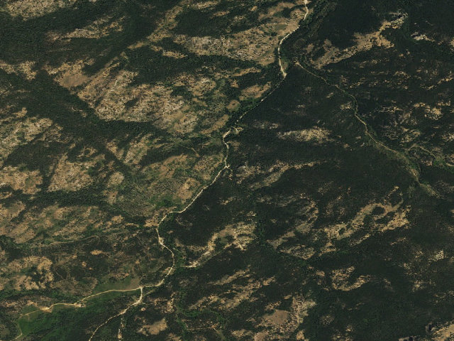 Aerial image of Campbell Creek