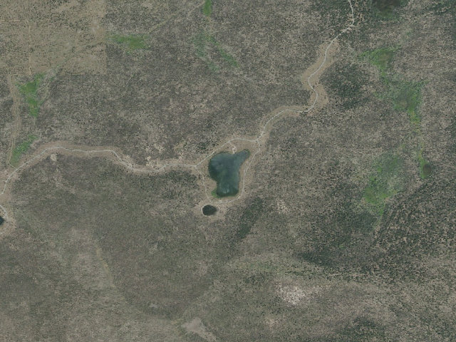 Aerial image of Campbell Lake Campground