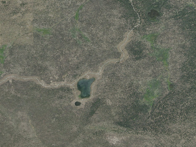 Aerial image of Campbell Lake Campground
