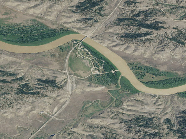 Aerial image of Campground Host