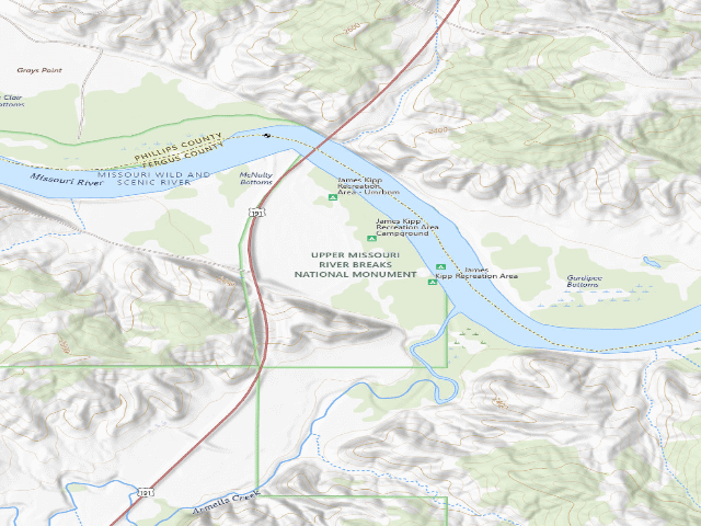 USGS topographic map of Campground Host