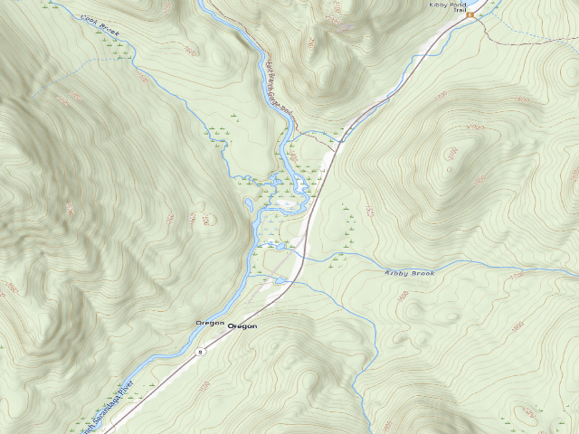 USGS topographic map of Campsite 002 (Wilcox Lake Wild Forest)