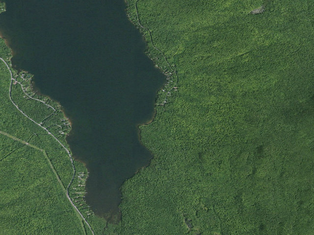 Aerial image of Campsite 2 [DEC #12162] (Chazy Highlands State Forest)