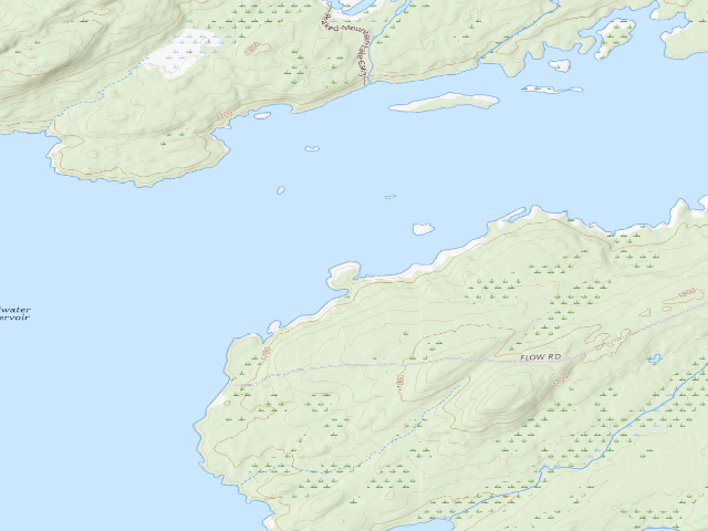 USGS topographic map of Campsite 37 (Independence River Wild Forest)