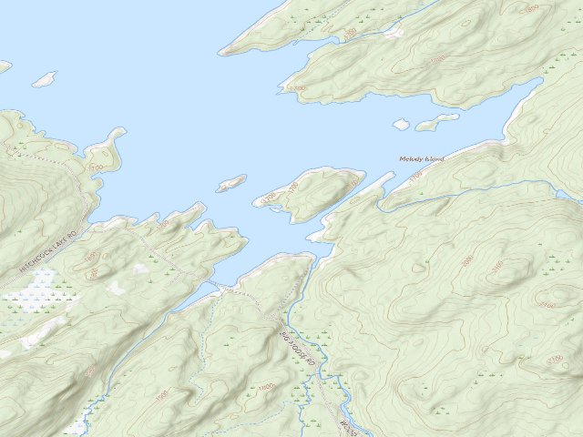 USGS topographic map of Campsite 41 (Independence River Wild Forest)