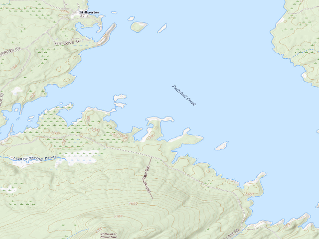 USGS topographic map of Campsite 45 (Independence River Wild Forest)