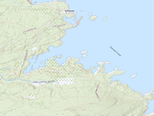USGS topographic map of Campsite 46 (Independence River Wild Forest)