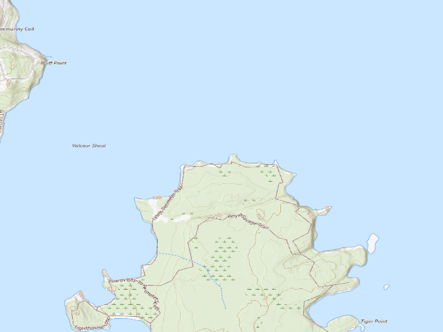 USGS topographic map of Campsite 6 (Valcour Island Primitive Area)