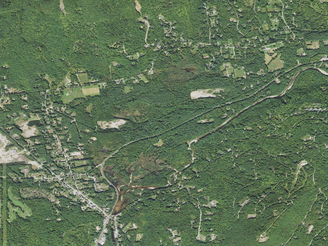 Aerial image of Campton Family Campground