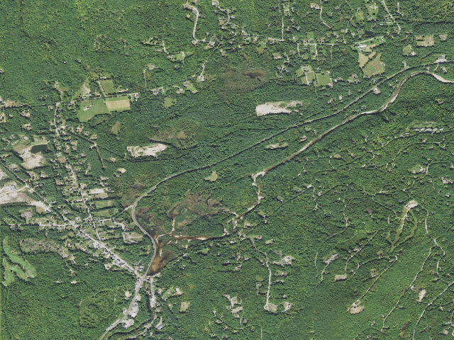 Aerial image of Campton Group Campground