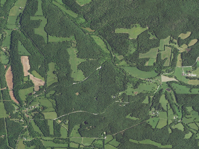 Aerial image of Canaan Conservation Area