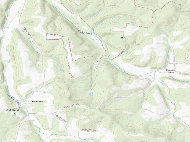 USGS topographic map of Canaan Conservation Area