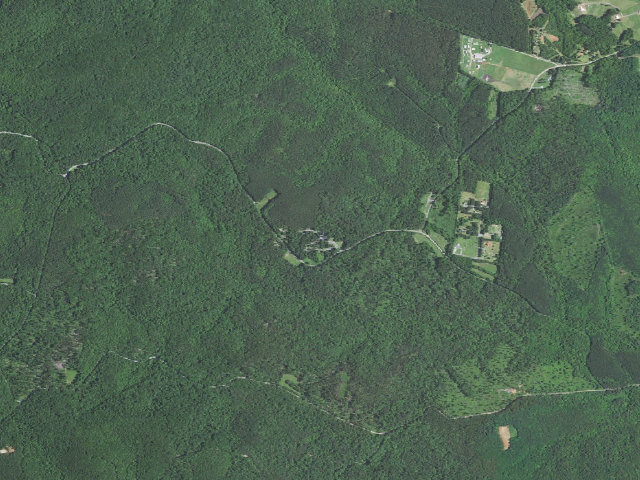 Aerial image of Canebrake Horse Camp