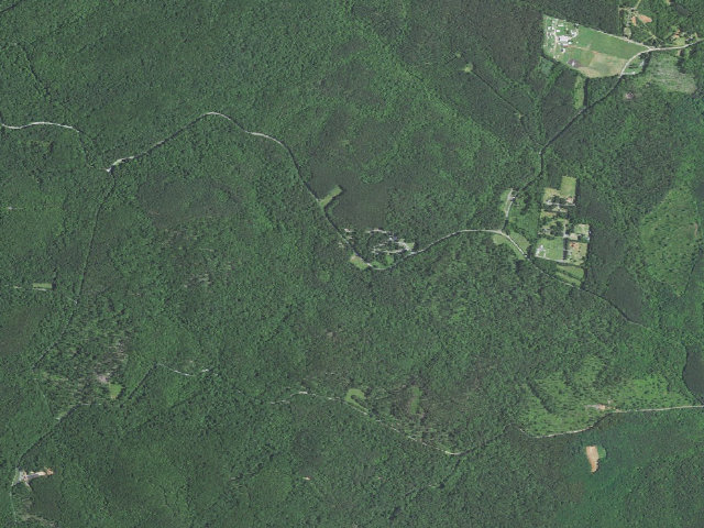 Aerial image of Canebrake Horse Camp Overflow