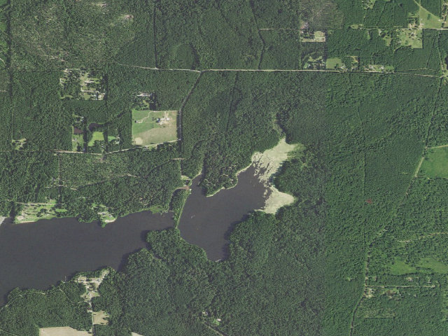 Aerial image of Caney Lakes Camp