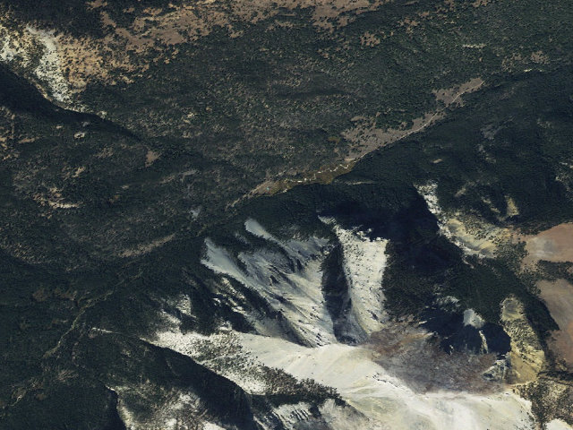 Aerial image of Canyon Creek Campground