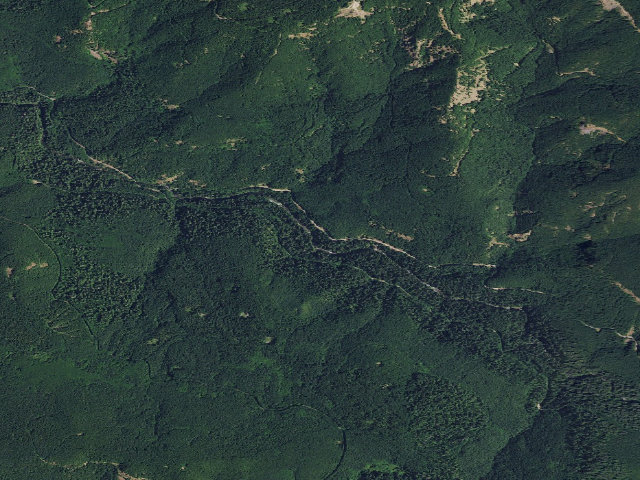 Aerial image of Canyon Creek Cg